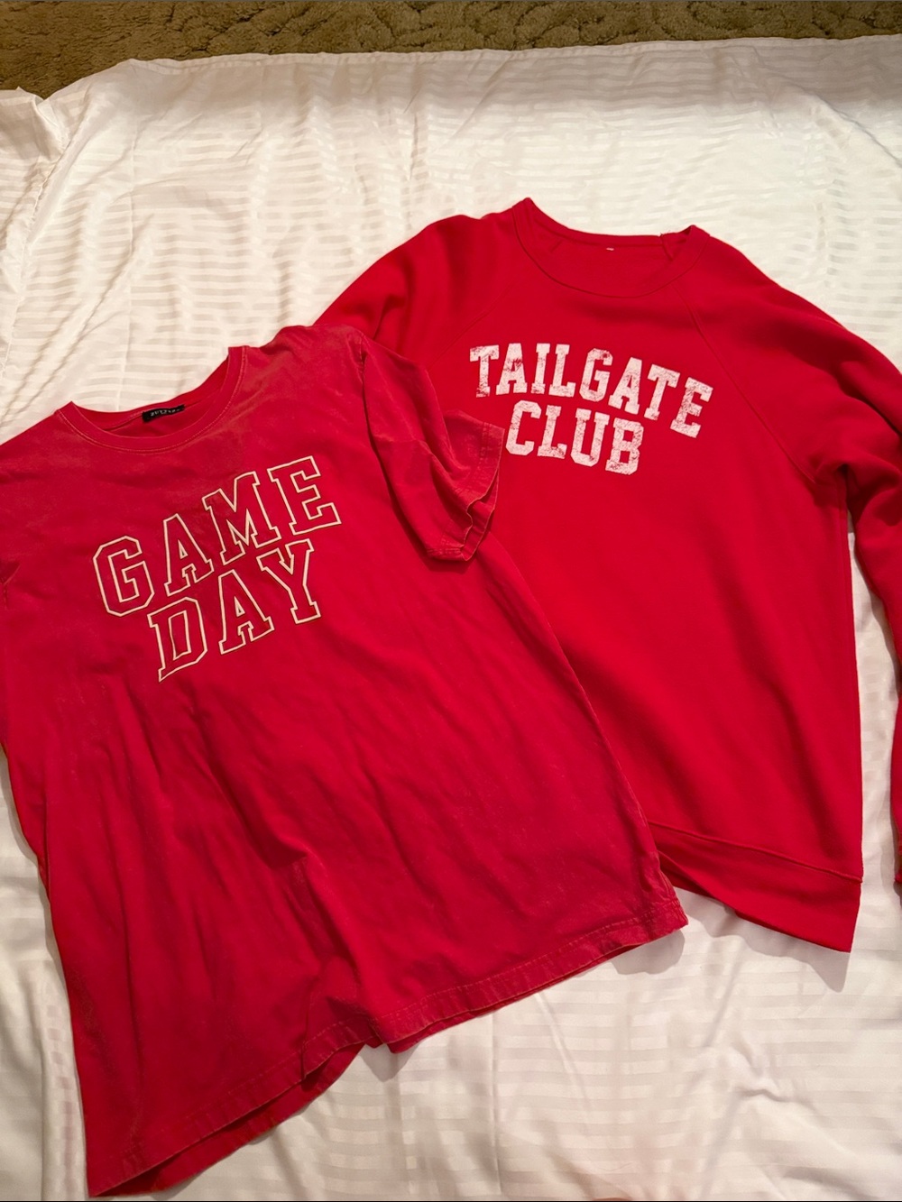 Women’s Game Day/Tailgate Club tee & sweatshirt- Bundle